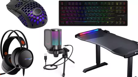5 gadget da gioco con illuminazione RGB