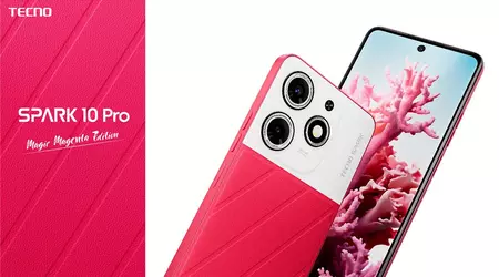 Tecno Spark 10 Pro ha ricevuto una modifica Magic Magenta Edition con un coperchio che cambia colore e si illumina.