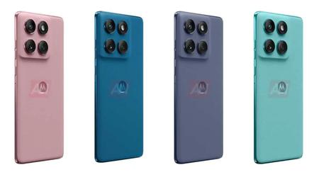 Motorola Edge 60 Fusion è stato mostrato nei rendering prima dell'annuncio: tutti e quattro i colori