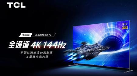 TV TCL T7E: serie TV 4K con pannelli 144Hz e diagonali fino a 98 pollici