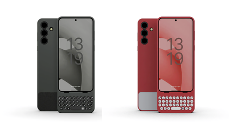 Una custodia con tastiera QWERTY fisica fa assomigliare il Samsung Galaxy S25 a un telefono BlackBerry