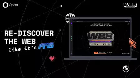 30 anni di evoluzione di internet: Opera ha lanciato l'archivio Web Rewind interattivo, che mostra lo sviluppo passo passo del World Wide Web