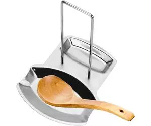 Supporto per coperchio padella + poggia cucchiaio