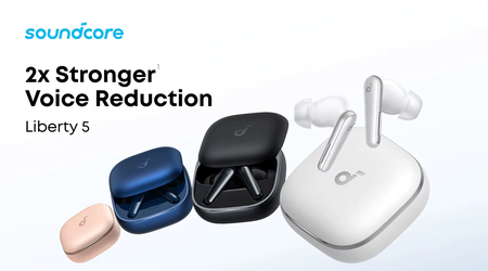 Anker ha presentato le nuove cuffie Soundcore Liberty 5 con cancellazione attiva del rumore migliorata e una durata della batteria prolungata