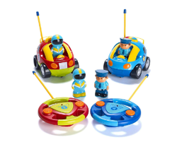 JOYIN CARTOON RС AUTO DELLA POLIZIA, CONFEZIONE DA 2 PEZZI