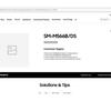 Una miniatura della pagina di supporto del Samsung Galaxy M56 in India