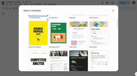 Google Docs aggiunge 40 nuovi modelli