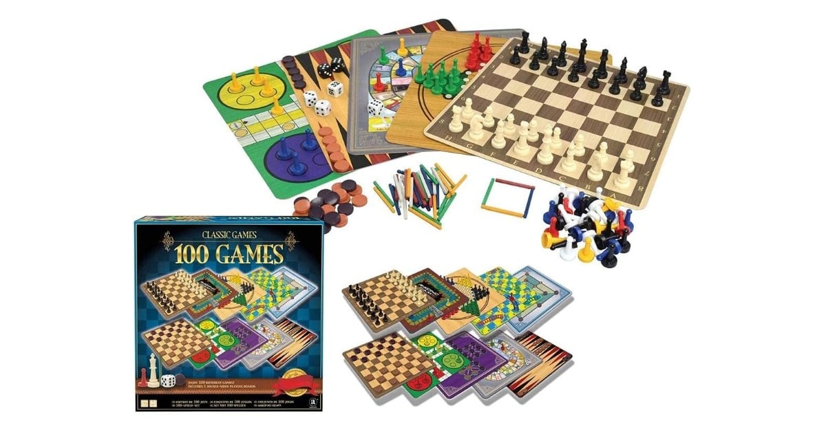 100 Different Classic Games giochi da tavolo per famiglie sotto i 20€