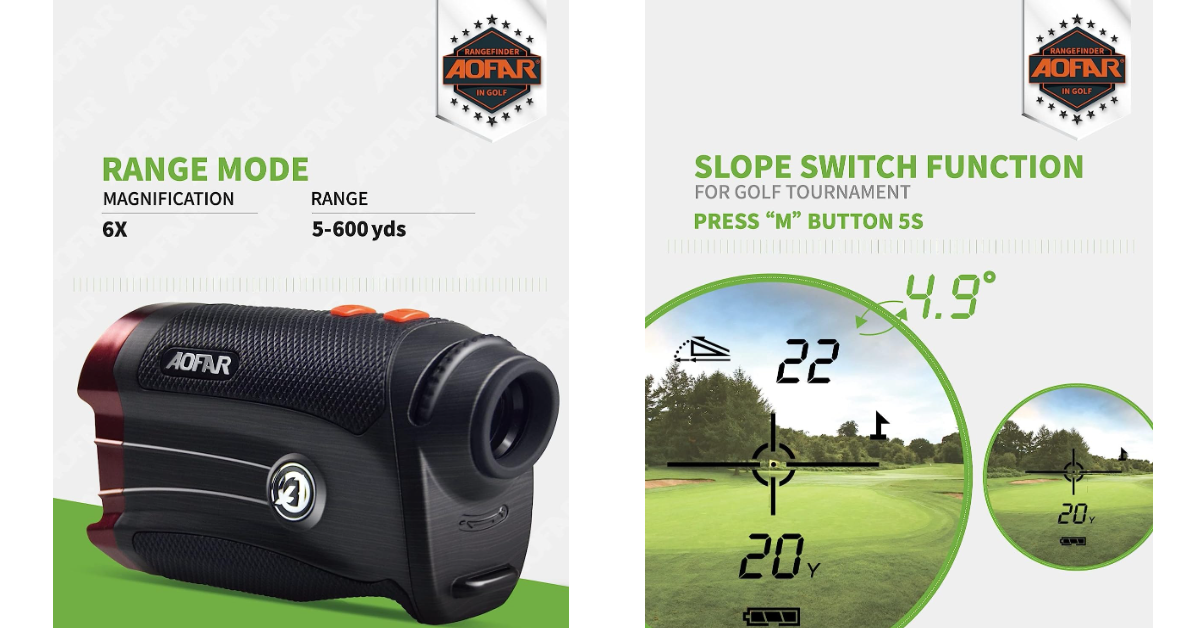 AOFAR GX-2S migliori telemetri per il golf sotto i 200 euro