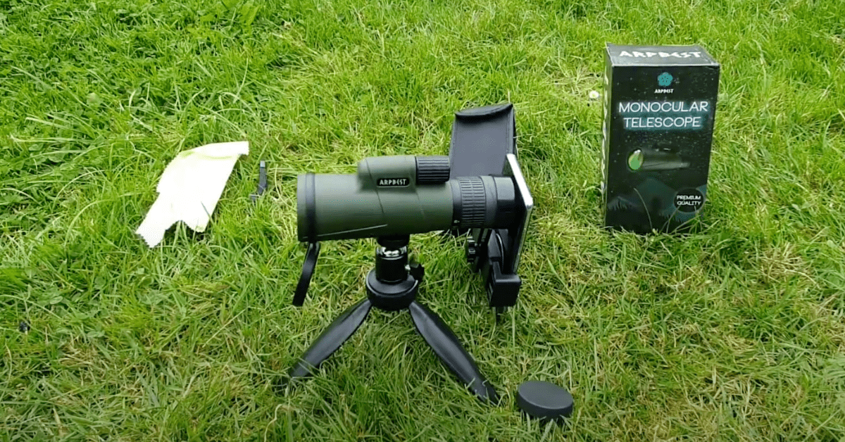 ARPBEST 25X50 monoculare con adattatore per smartphone
