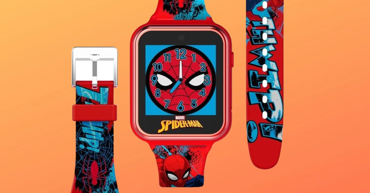 Orologio fitness tracker Accutime Spider-Man per bambini
