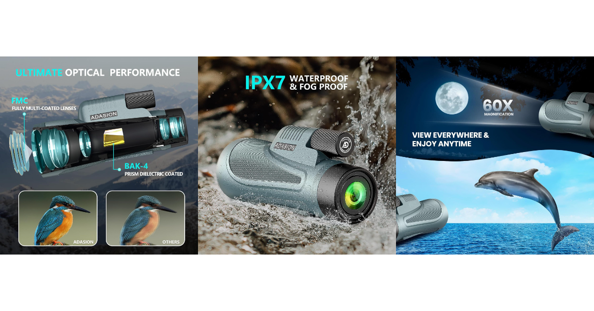 Adasion 12x56 miglior telescopio monocolo per lungo raggio