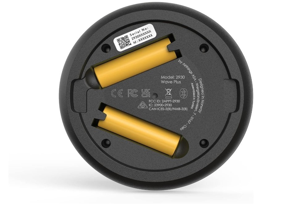 Airthings 2911 Wave Plus monitor qualità aria allergie