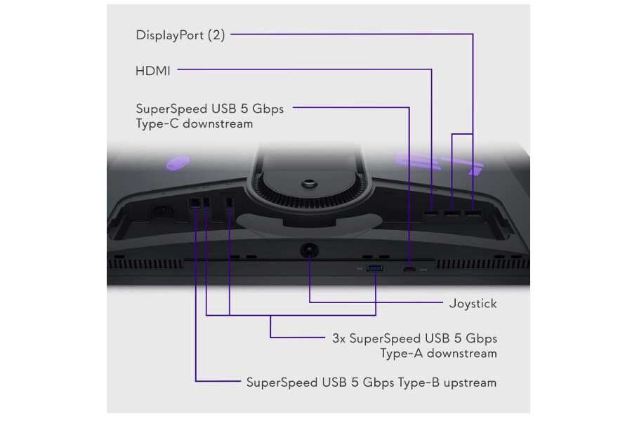 Display Alienware AW2725DF QD-OLED per il gaming