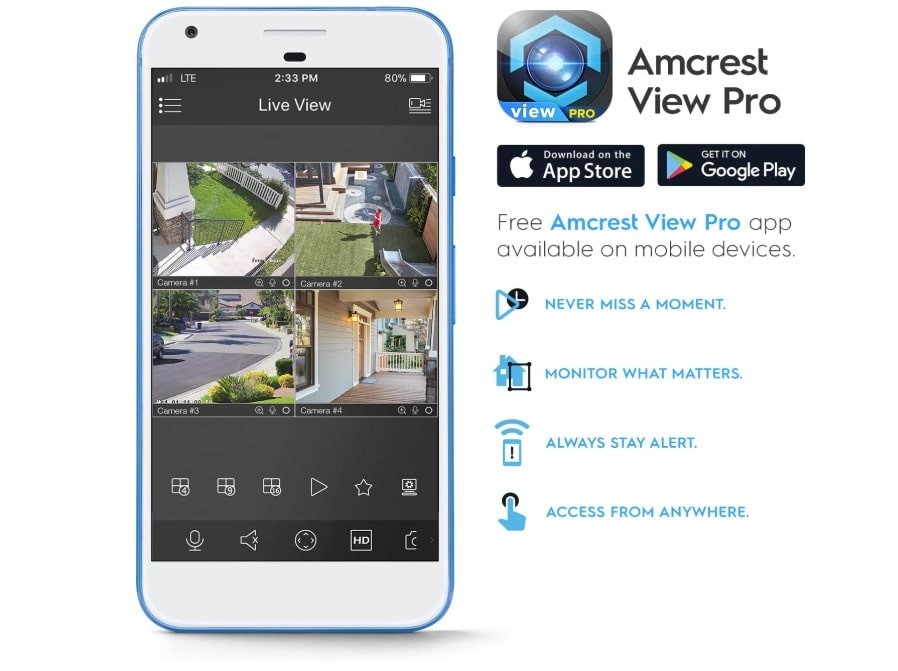 Amcrest UltraHD 4K telecamere sicurezza privacy
