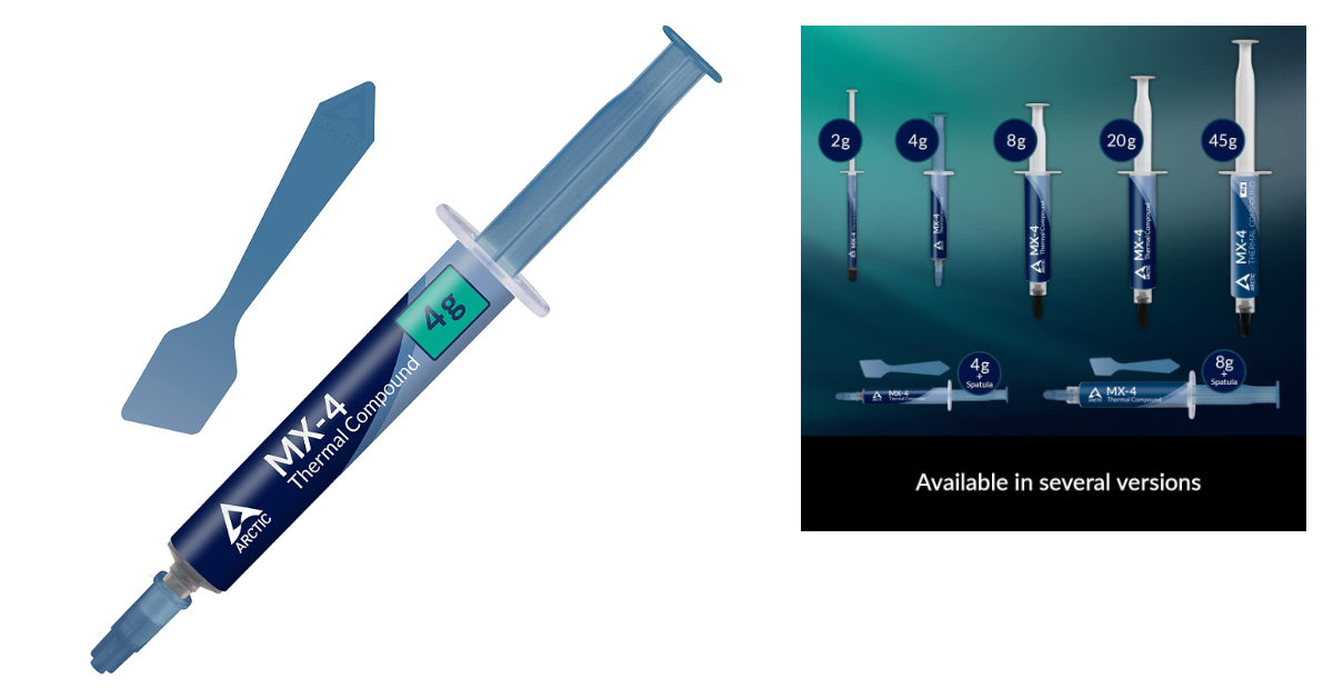 Pasta termica Arctic MX-4 per laptop