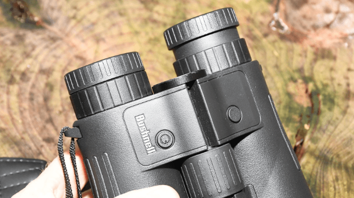 Binocolo con telemetro Bushnell Fusion X 10x42 per la caccia