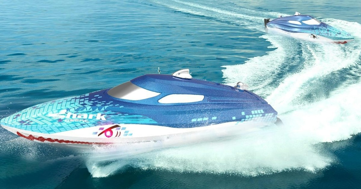 DEERC HJ812 barca telecomandata per piscina