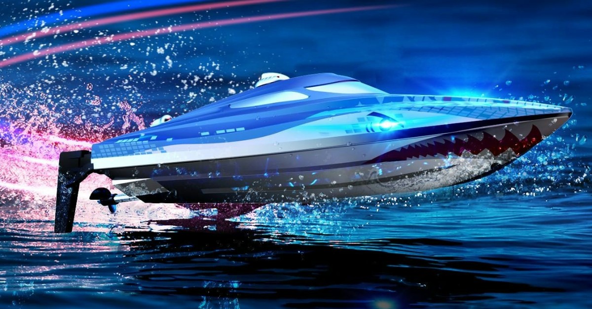 DEERC HJ812 barche rc per piscina