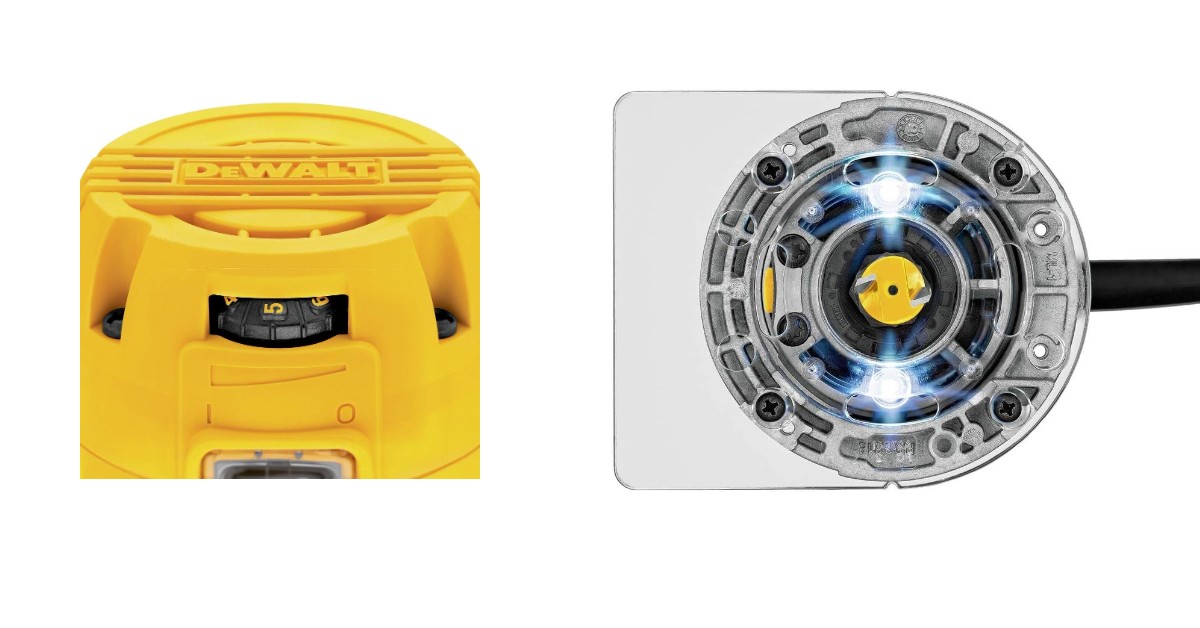 DEWALT Router DWP611 miglior router per i principianti della lavorazione del legno