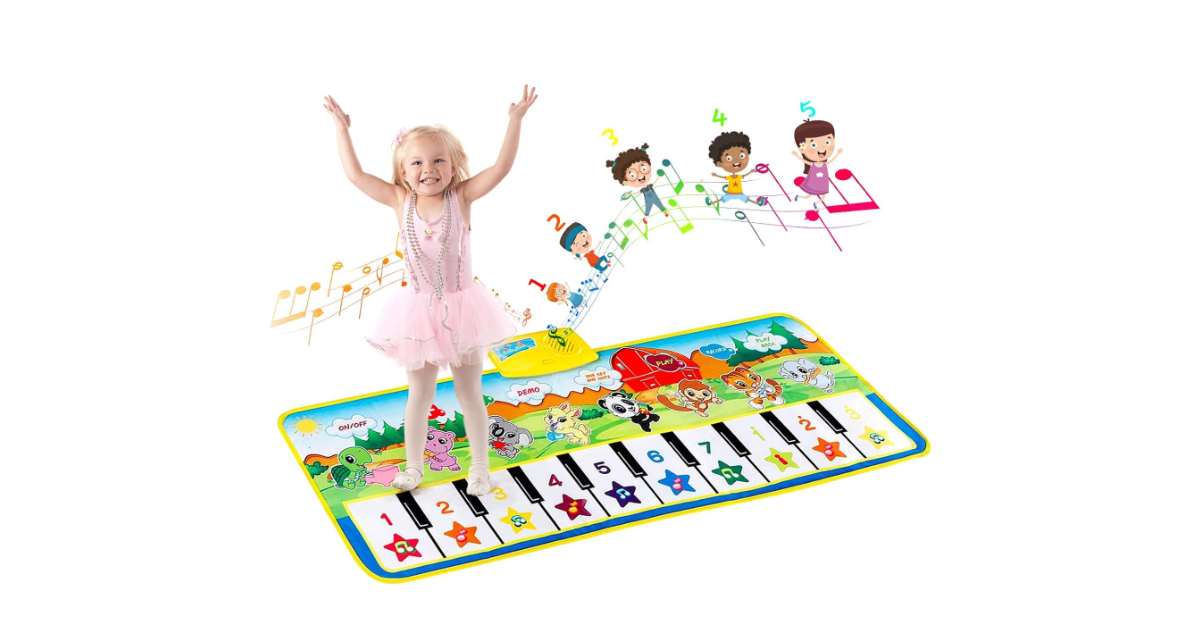 EXTSUD Piano Mat tappetini da ballo per bambini