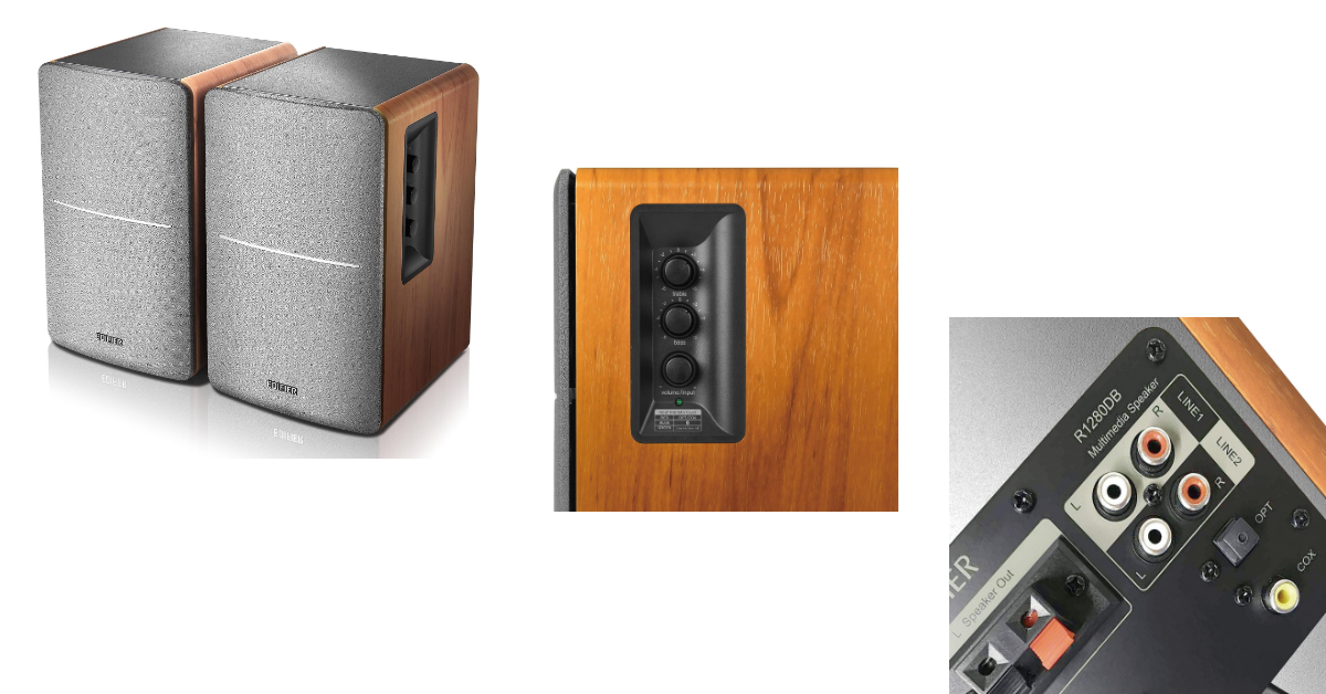 Altoparlanti bluetooth Edifier R1280DB per giradischi