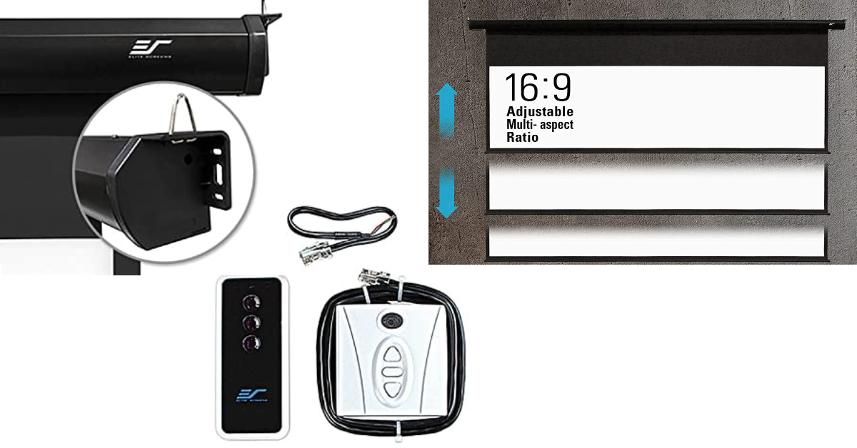 Schermi Elite Spectrum Tab-Tension schermi di proiezione automatici