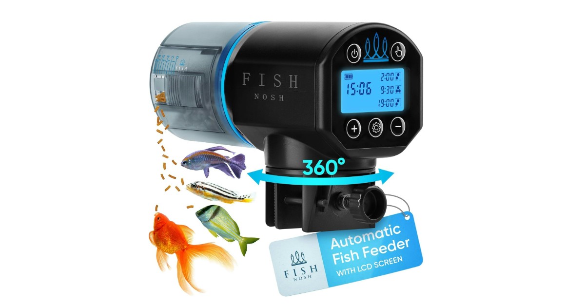 alimentatore pesci programmabile FISHNOSH