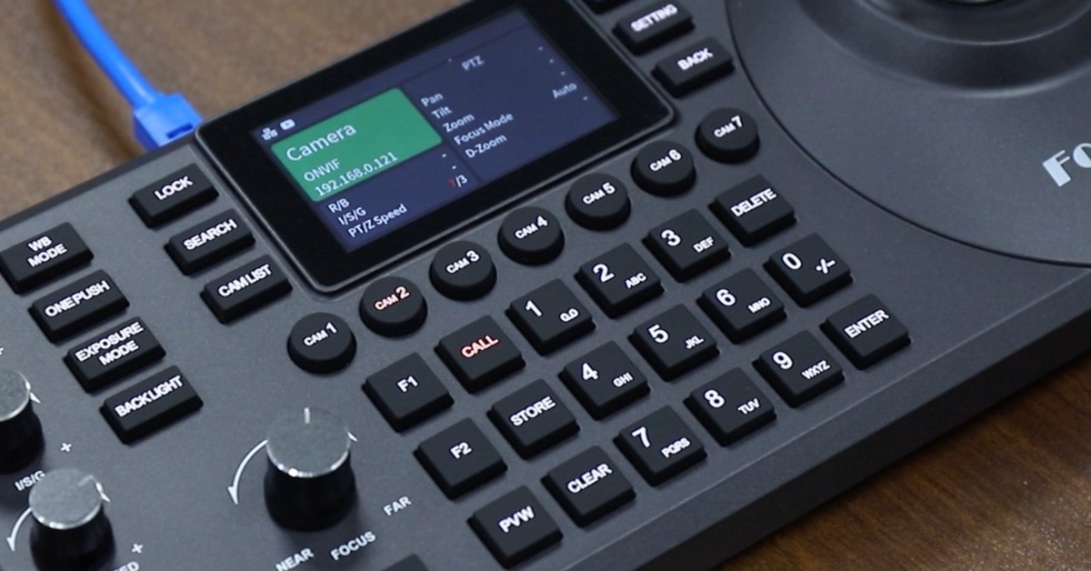 Controller per telecamera PTZ FoMaKo