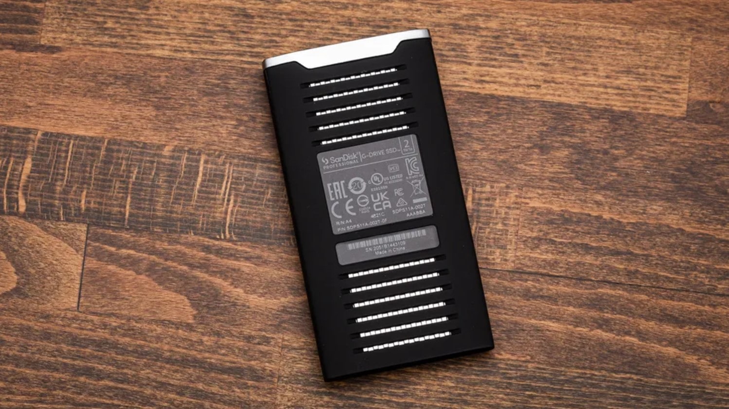 G-Technology G-DRIVE Mobile SSD disco rigido fotografo