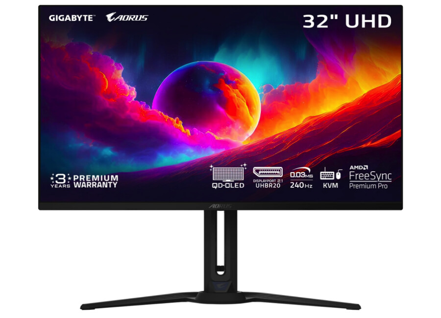 Schermo da gioco GIGABYTE AORUS FO32U2 Pro 4K QD-OLED