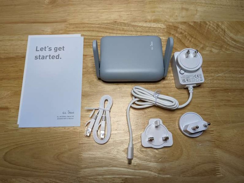 Router da viaggio VPN GL.iNet Beryl AX (GL-MT3000)