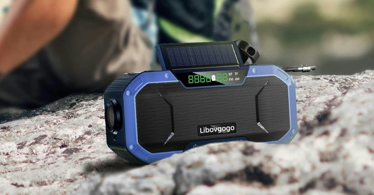 Garinosen DF-580 Altoparlante bluetooth di emergenza con radio am/fm