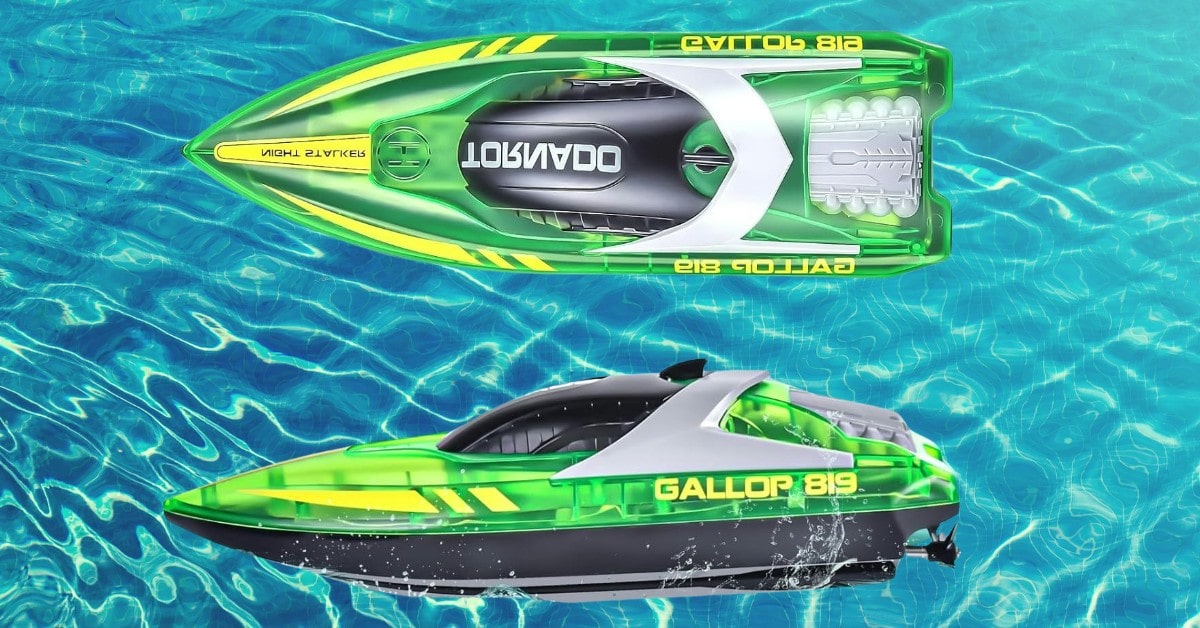 JONRRYIN SJ4359 barca telecomandata per piscina