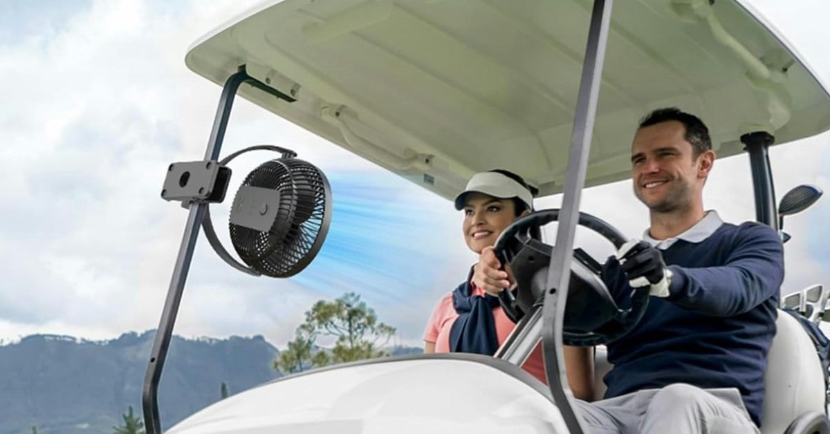 ventilatore portatile per golf cart Koonie