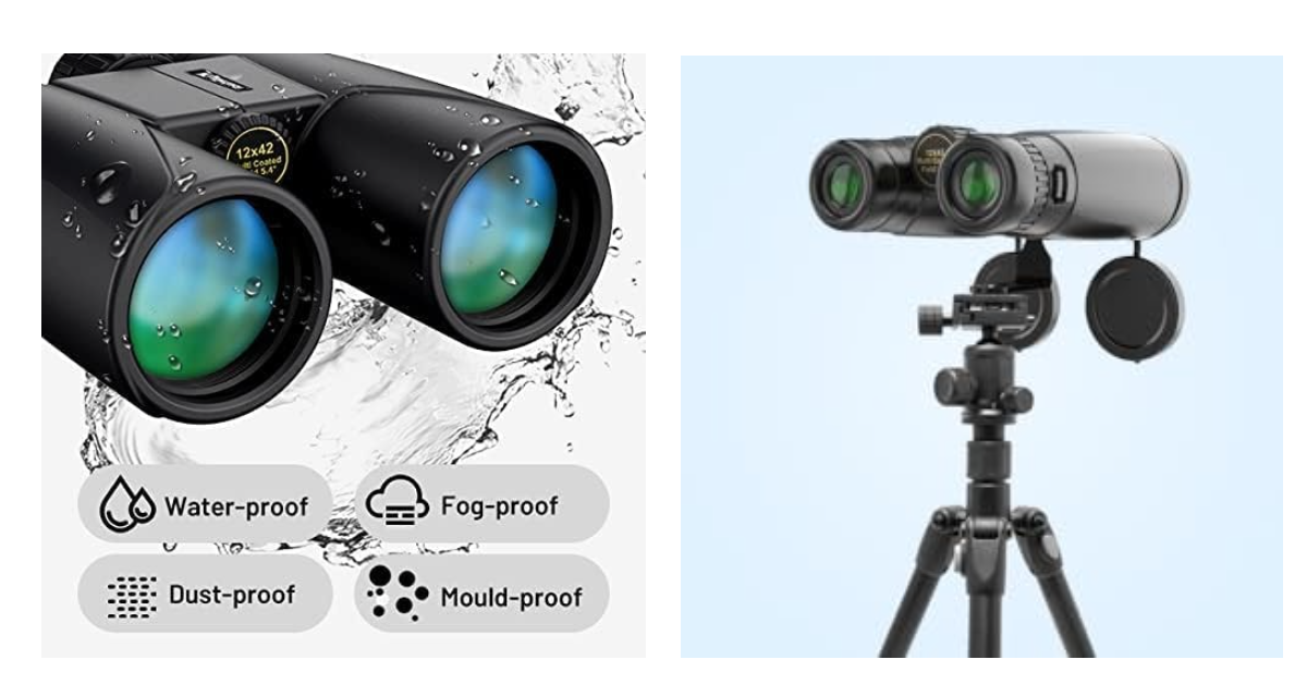 Kylietech UW-090 12x42 migliori binocoli compatti per osservazione di uccelli