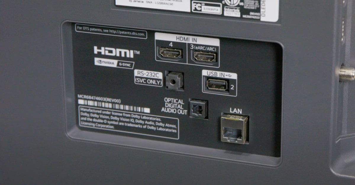 TV OLED B4 di LG da 65 pollici monitor per chiesa