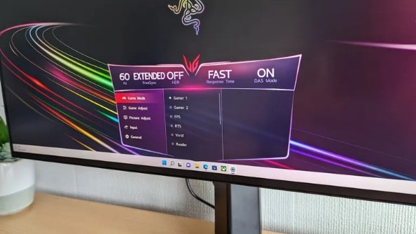 LG UltraGear 27GP950-B monitor da gioco impostazioni pro