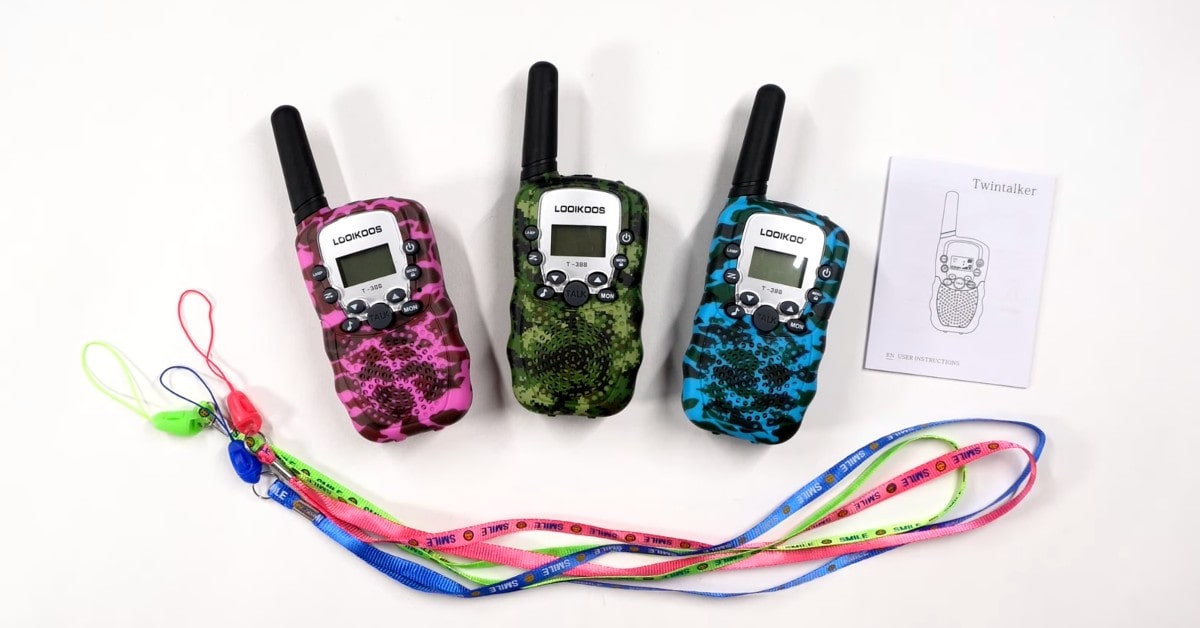 LOOIKOOS walkie talkie per bambini