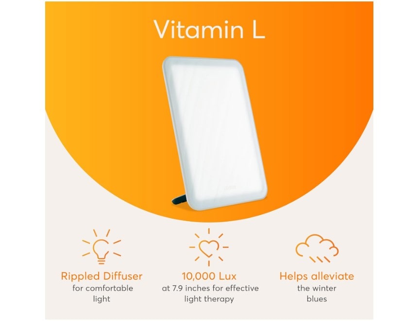 Lumie Vitamin L dispositivo luminoterapia SAD