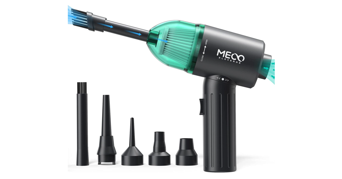 MECO ELEVERDE mini compressore per pulizia pc