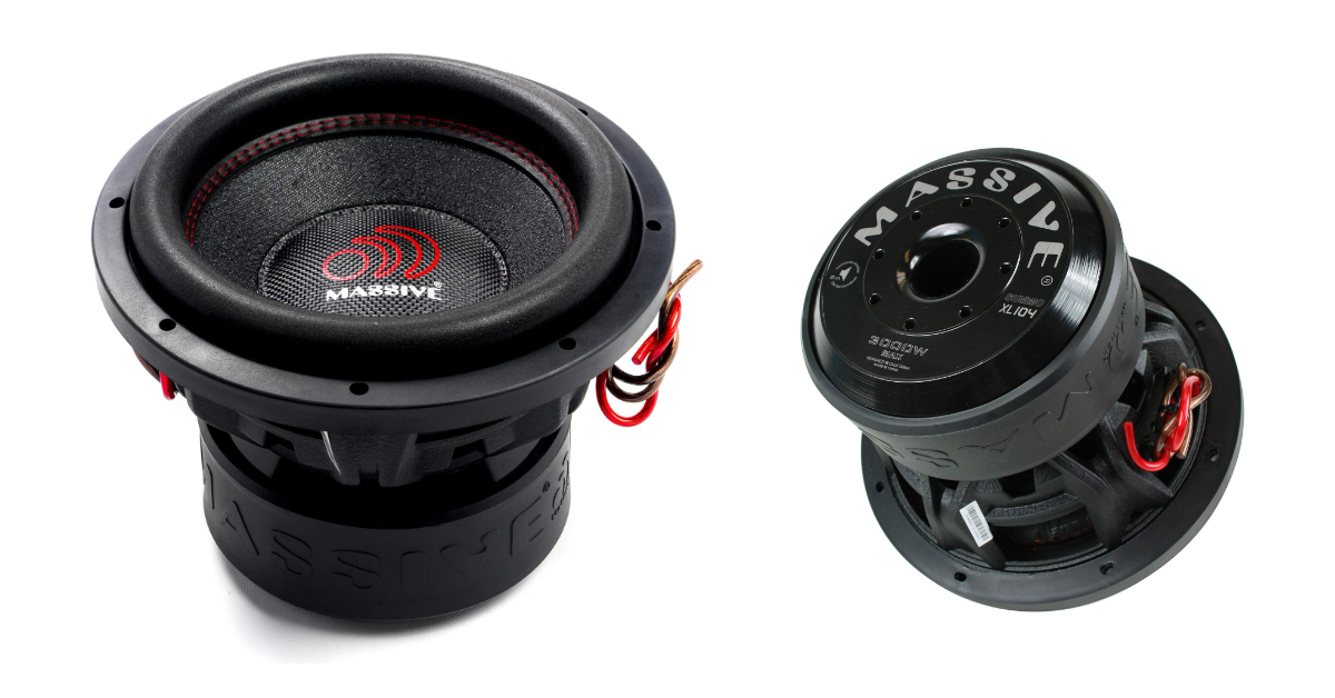 Subwoofer da competizione Massive Audio SUMMOXL104-10 pollici