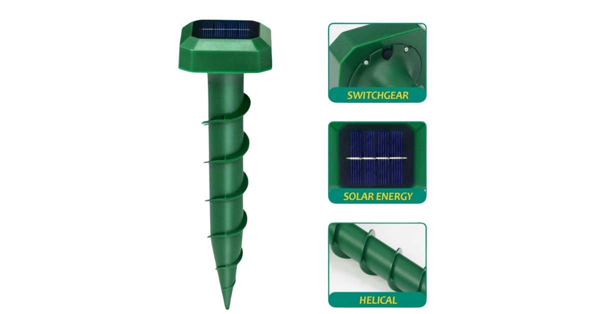 migliore soluzione anti-talpe con vibrazione Muyfguo