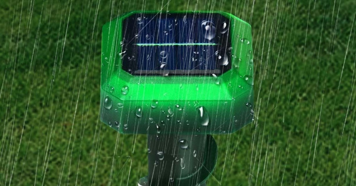 deterrente per talpe con ultrasuoni Muyfguo