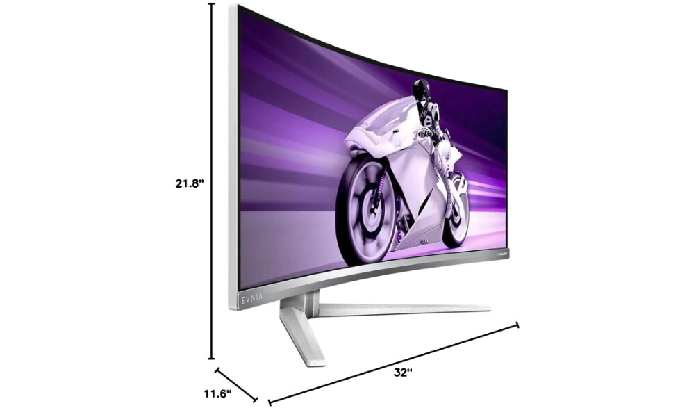 Display Philips Evnia 34M2C8600 QD-OLED per gaming