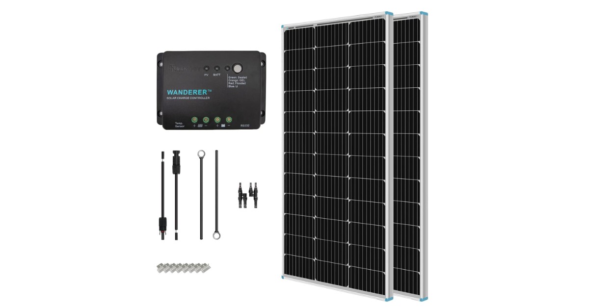 Renogy kit fotovoltaico 200w