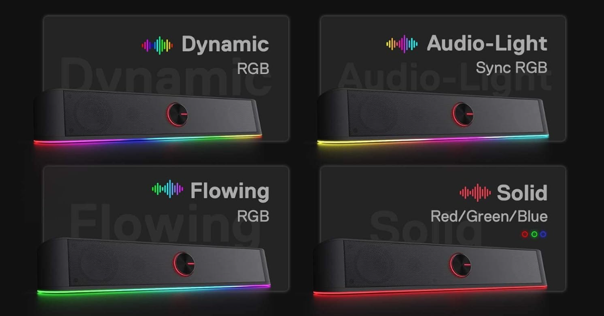 Redragon GS560 RGB altoparlanti per ps5