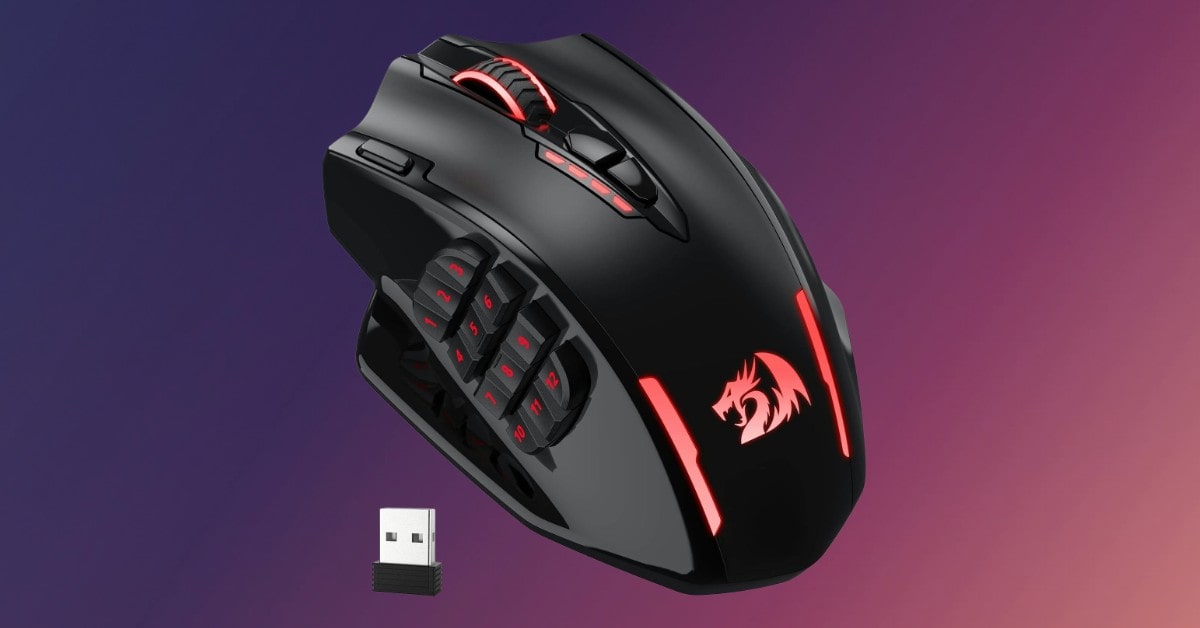 Redragon M913 Impact Elite: il miglior mouse da gioco wireless sotto i 100 euro