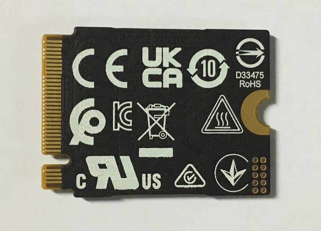 Samsung PM991a disco steam deck