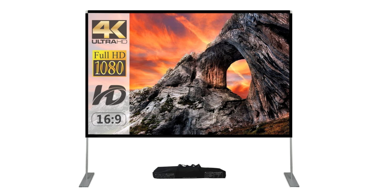 SKERELL con supporto Schermo per proiettore 4k portatile